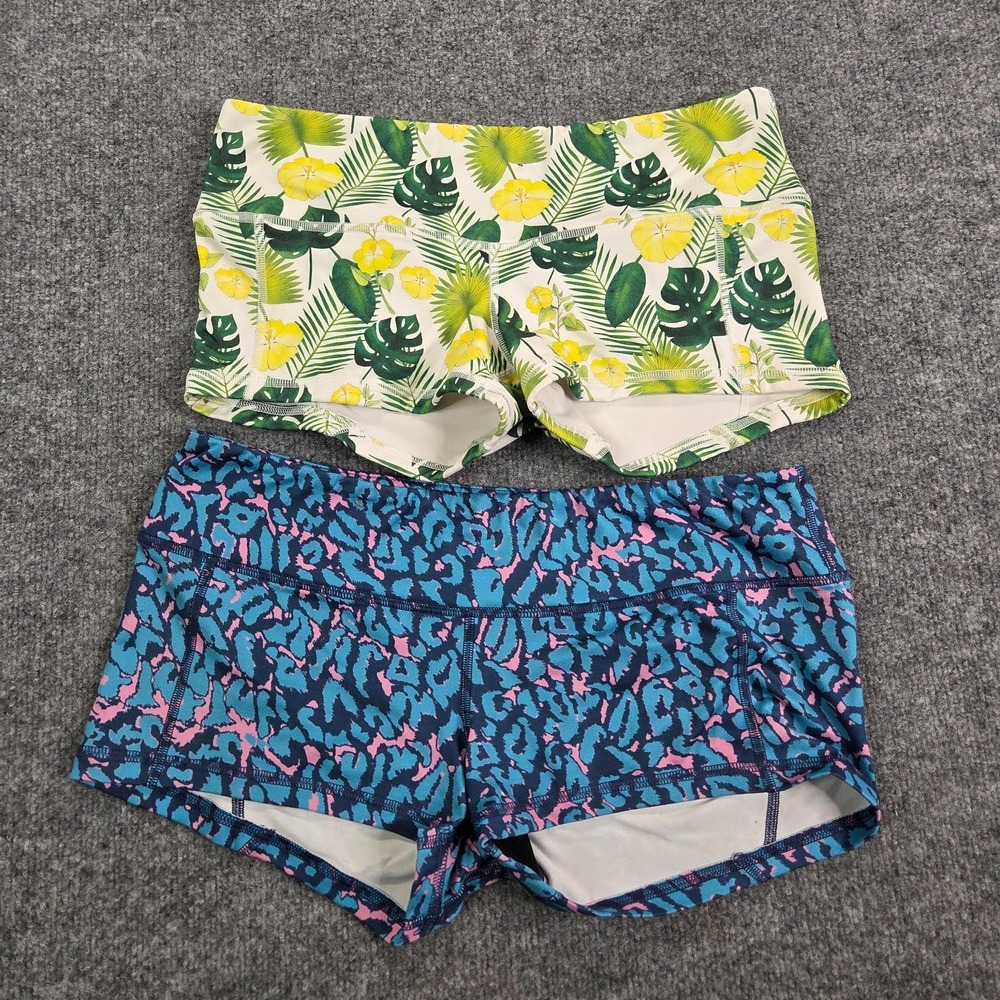 Lot of 2 Compression Fleo Shorts Size Large? Gym CrossFit Weightlifting